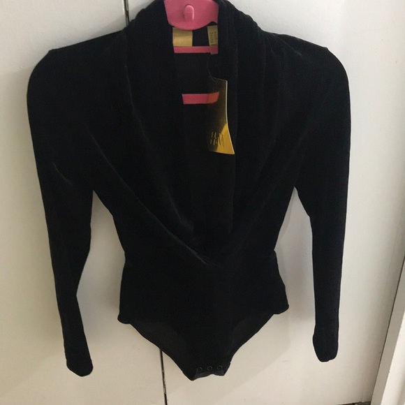H&M Tops - Brand new H&M Velvet Bodysuit